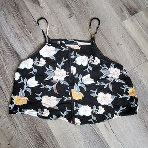 Kendall & Kylie Floral Crop Top